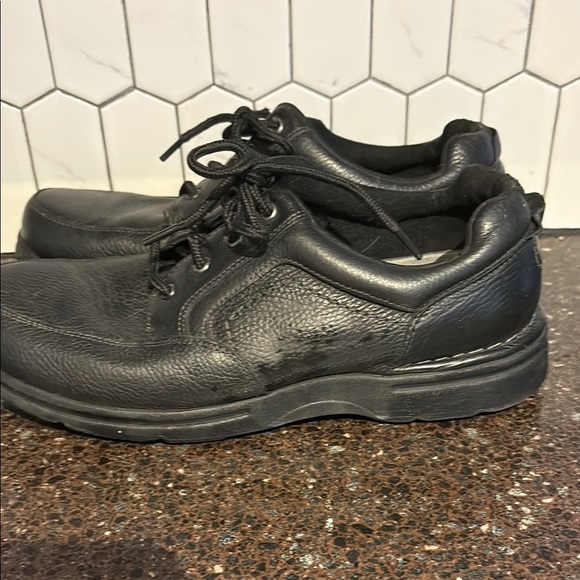 Rockport EurekaBlack Leather Oxford Shoes Memory Foam Men's US 11 - Picture 5 of 9